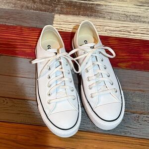 Converse White Leather Sneakers